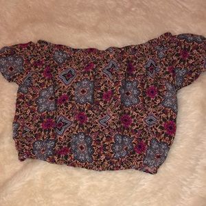 Floral crop top